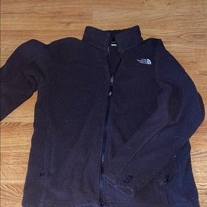 boys large north face zip up fleece